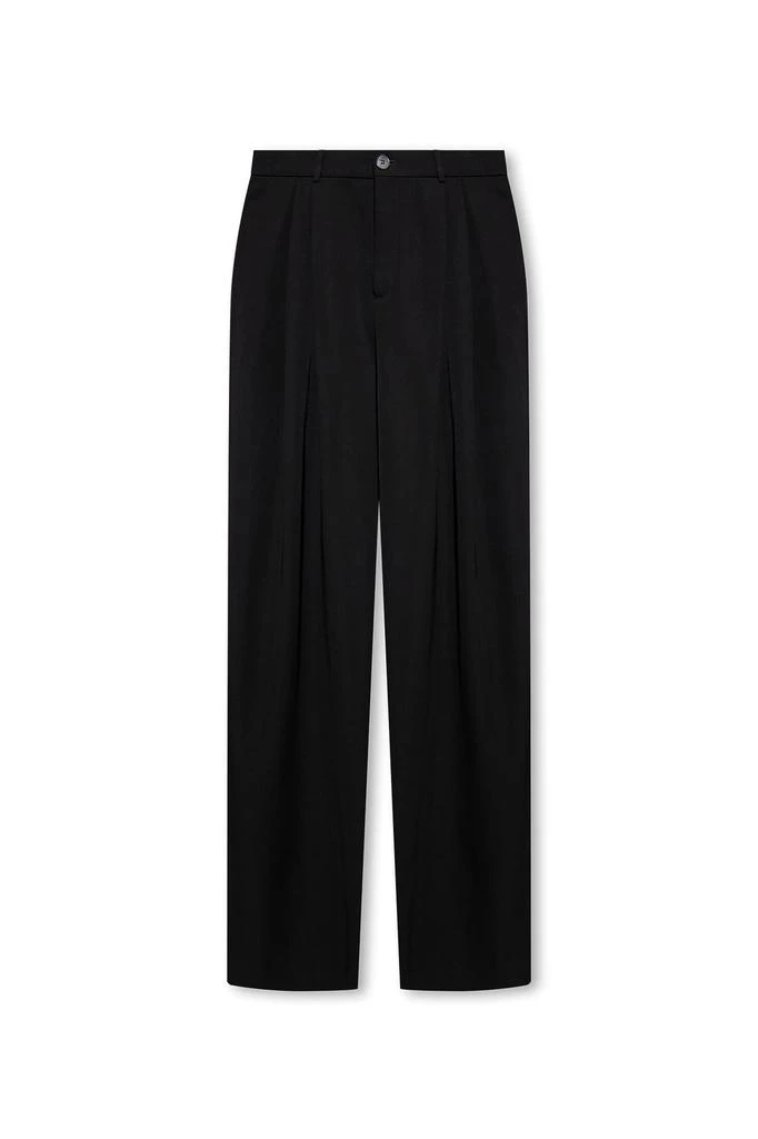 商品Yves Saint Laurent|Saint Laurent Wide Leg Pleated Trousers,价格¥5166,第1张图片