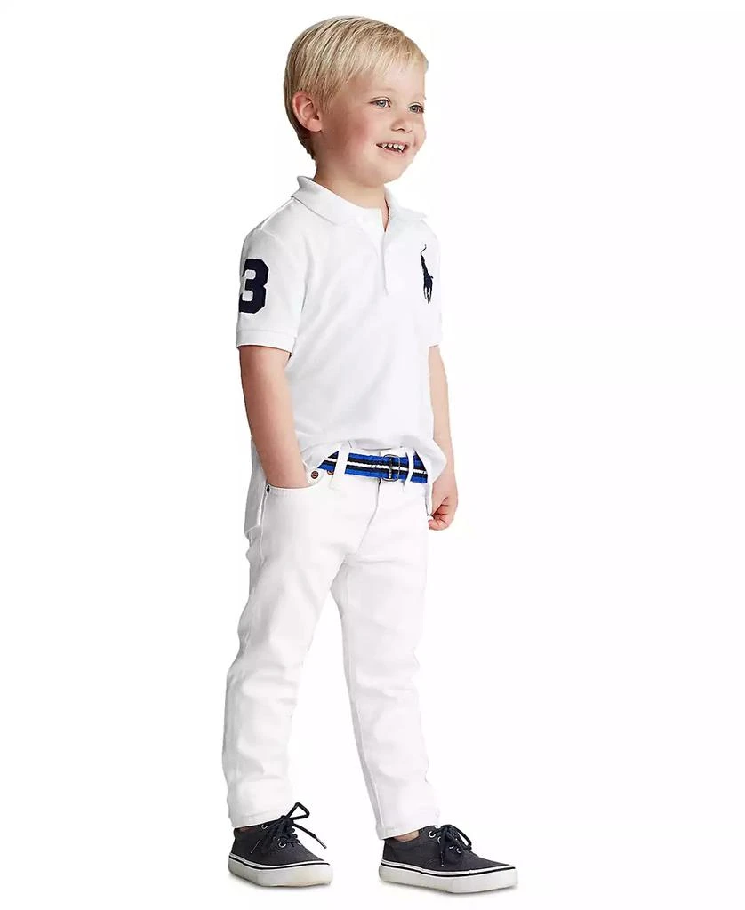 商品Ralph Lauren|Toddler and Little Boys Big Pony Cotton Mesh Polo,价格¥418,第4张图片详细描述