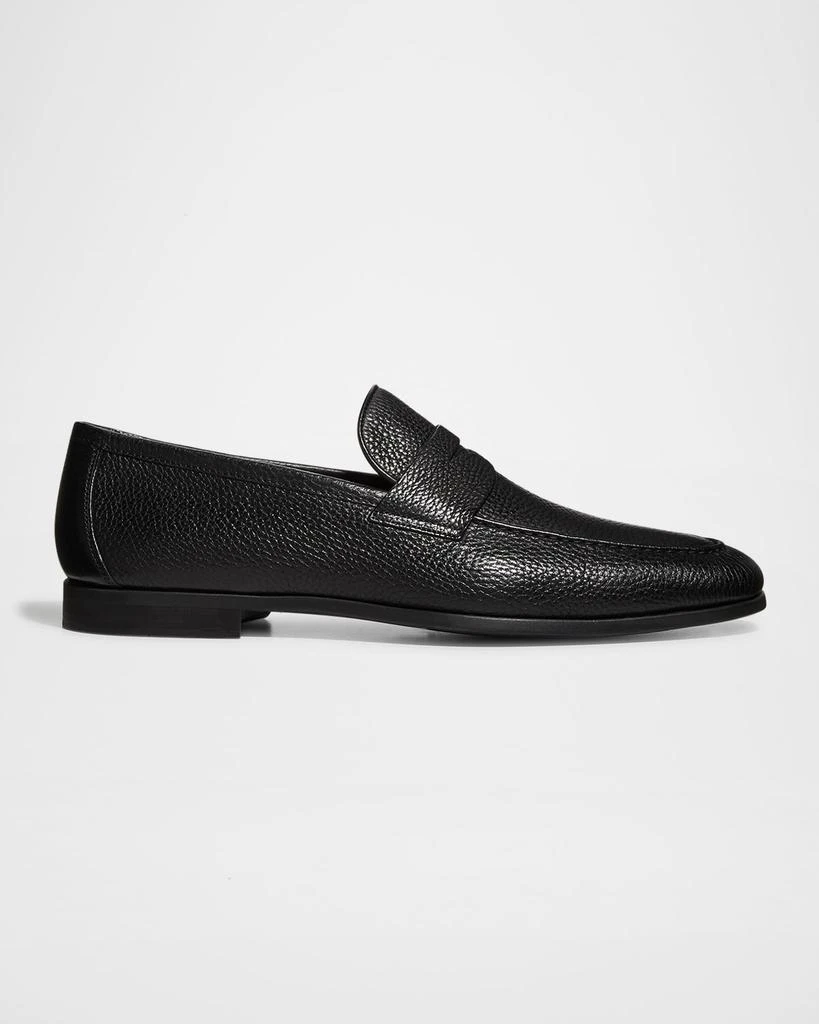 商品Magnanni|Men's Diezma II Leather Penny Loafers,价格¥3484,第1张图片