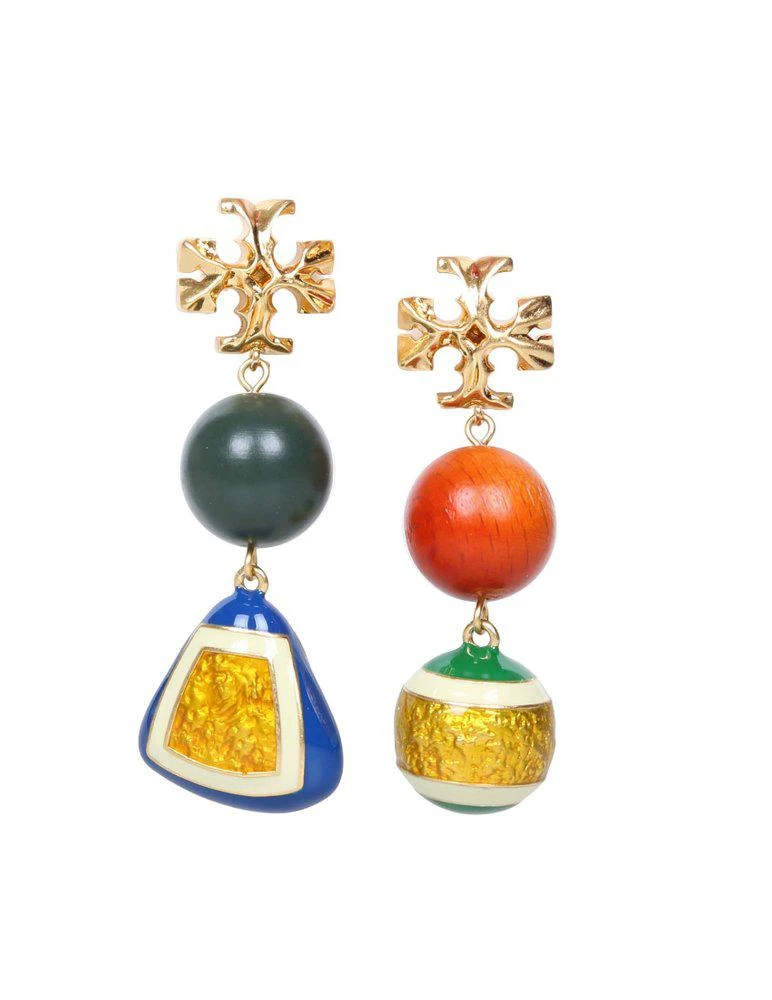 商品Tory Burch|Tory Burch Roxanne Double-Drop Small Earrings,价格¥957,第1张图片