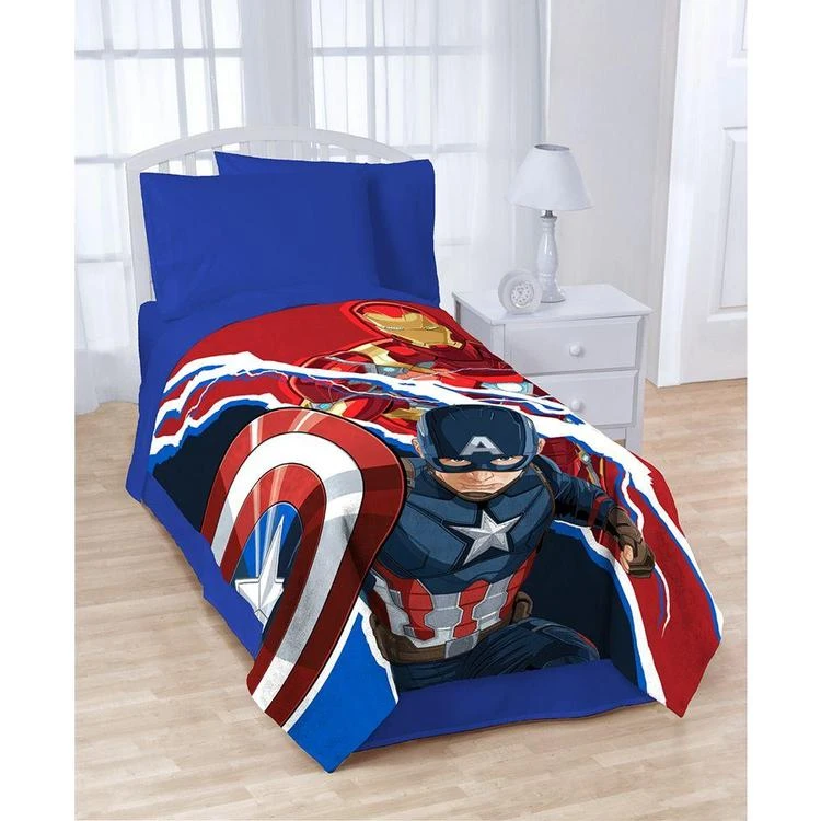 商品Disney|Marvel's Captain America Civil War Throw Blanket,价格¥180,第2张图片详细描述