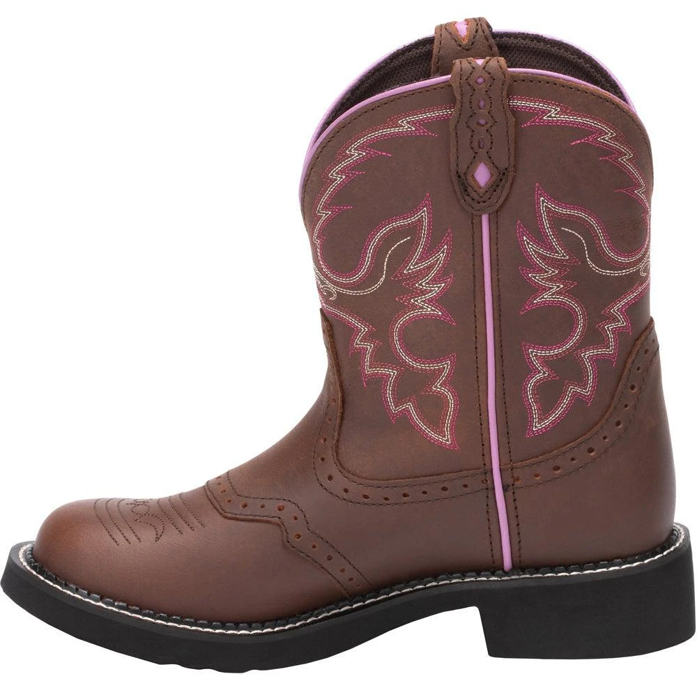 商品Justin Boots|Gemma Round Toe Cowboy Boots,价格¥908,第4张图片详细描述