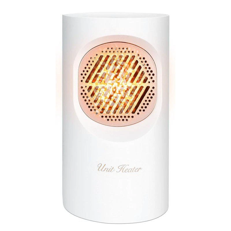 商品Fresh Fab Finds|Portable Electric Heater 300W Mini Heating Unit For Office, Dormitory Floor/Desktop Air Fan Heater White,价格¥232,第1张图片