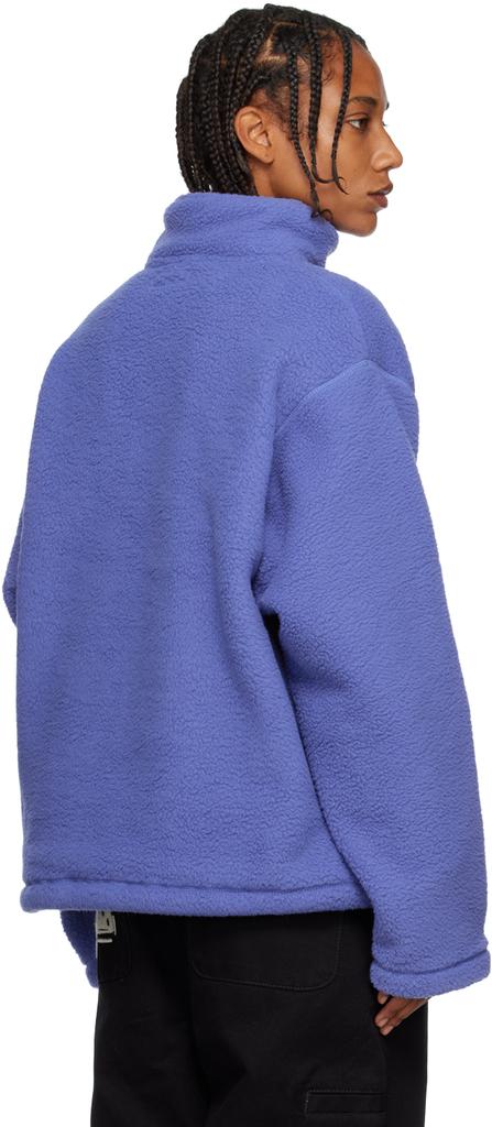 Blue Embroidered Sweatshirt商品第3张图片规格展示