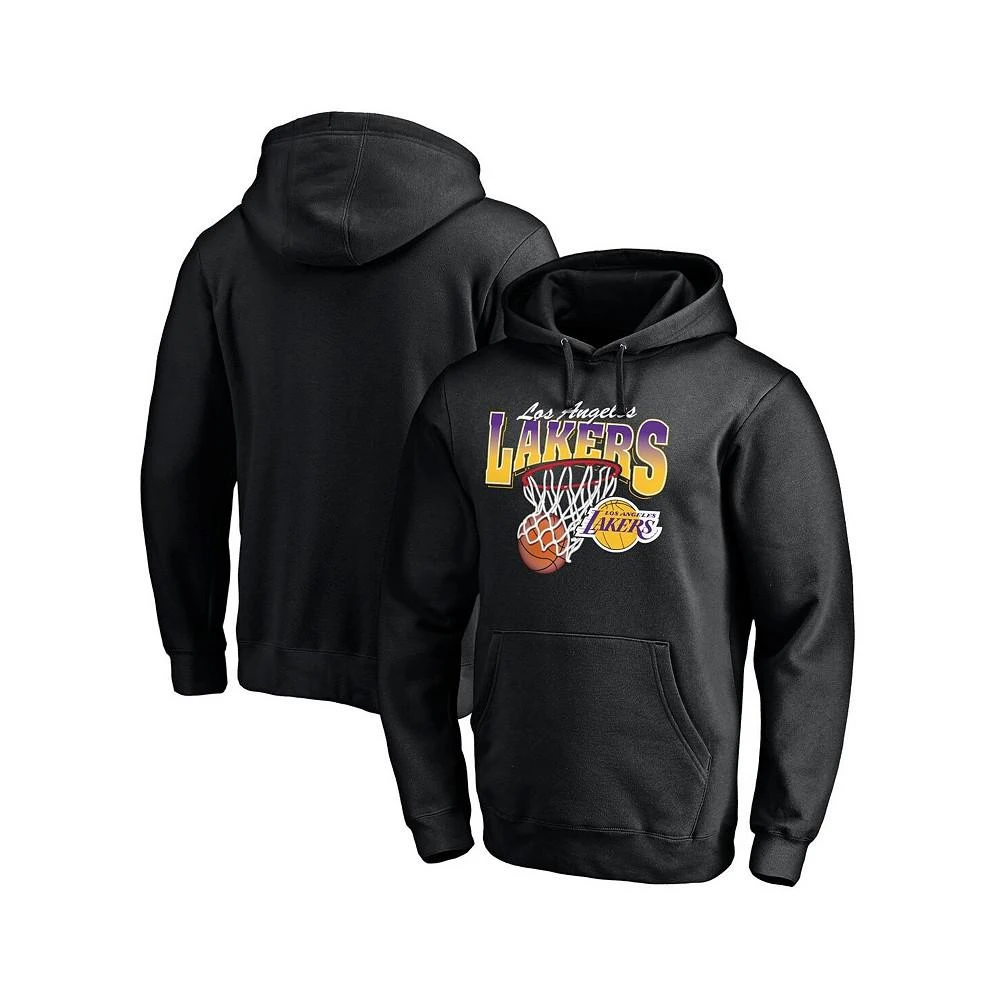 商品Fanatics|Men's Black Los Angeles Lakers Balanced Floor Pullover Hoodie,价格¥481,第1张图片