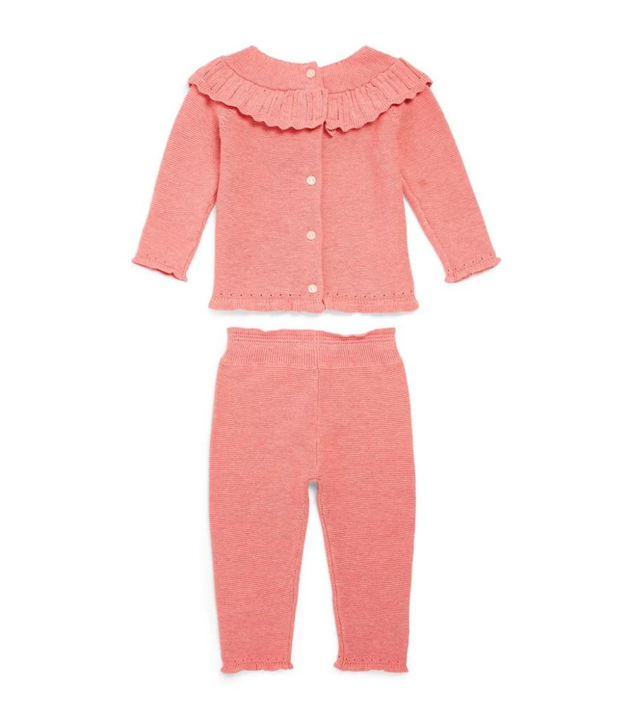 商品Tartine et Chocolat|Embroidered Knit Sweater and Leggings Set (0-12 Months),价格¥992,第3张图片详细描述