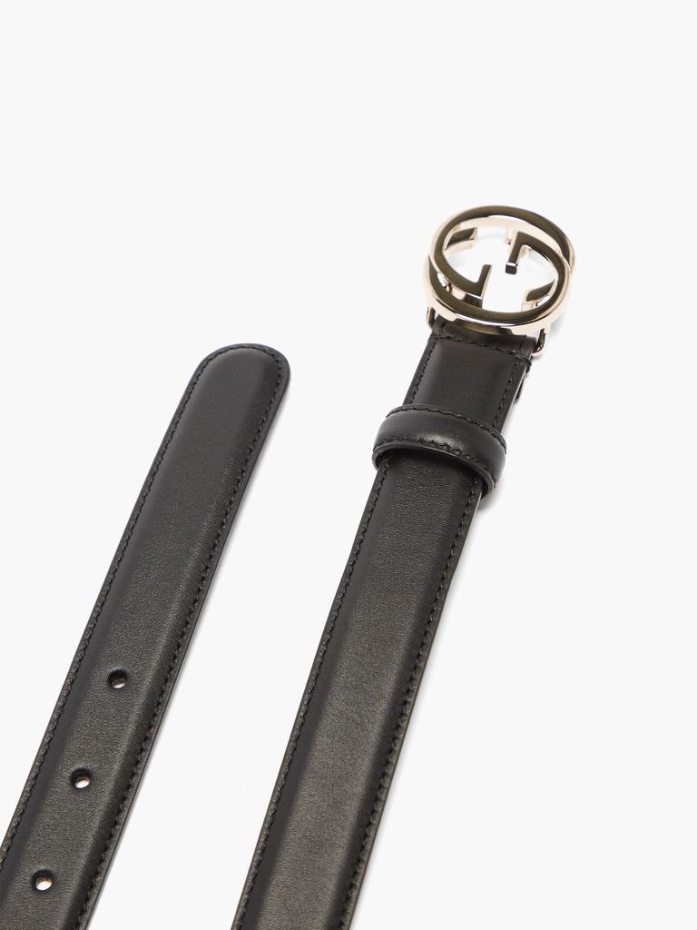 商品Gucci|GG leather belt,价格¥2615,第6张图片详细描述