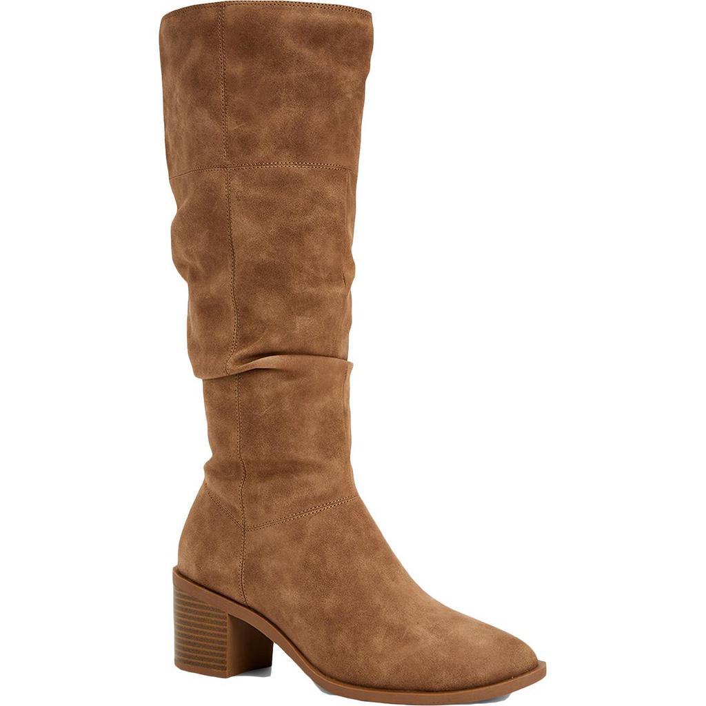 商品Style & Co|Style & Co. Womens August Faux Leather Almond Toe Knee-High Boots,价格¥126-¥163,第5张图片详细描述