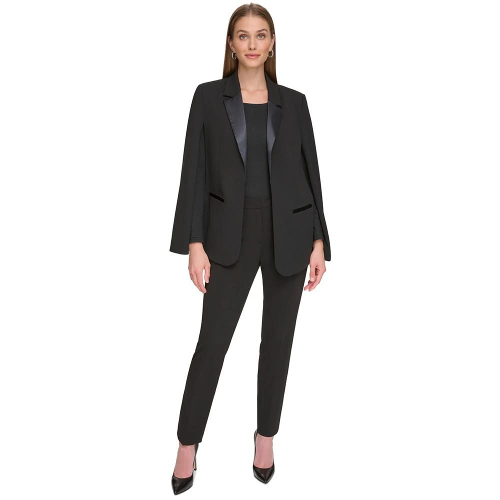 商品DKNY|Women's Open Front Tuxedo Cape Jacket,价格¥150,第5张图片详细描述