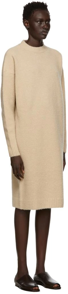 商品Lemaire|Beige Alpaca Short Dress,价格¥3591,第2张图片详细描述