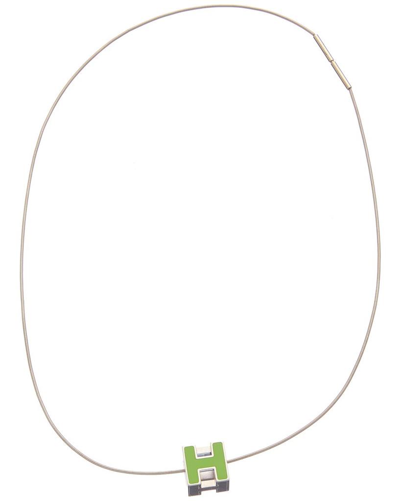 Hermes Palladium H Cube Necklace (Authentic Pre-Owned)商品第2张图片规格展示
