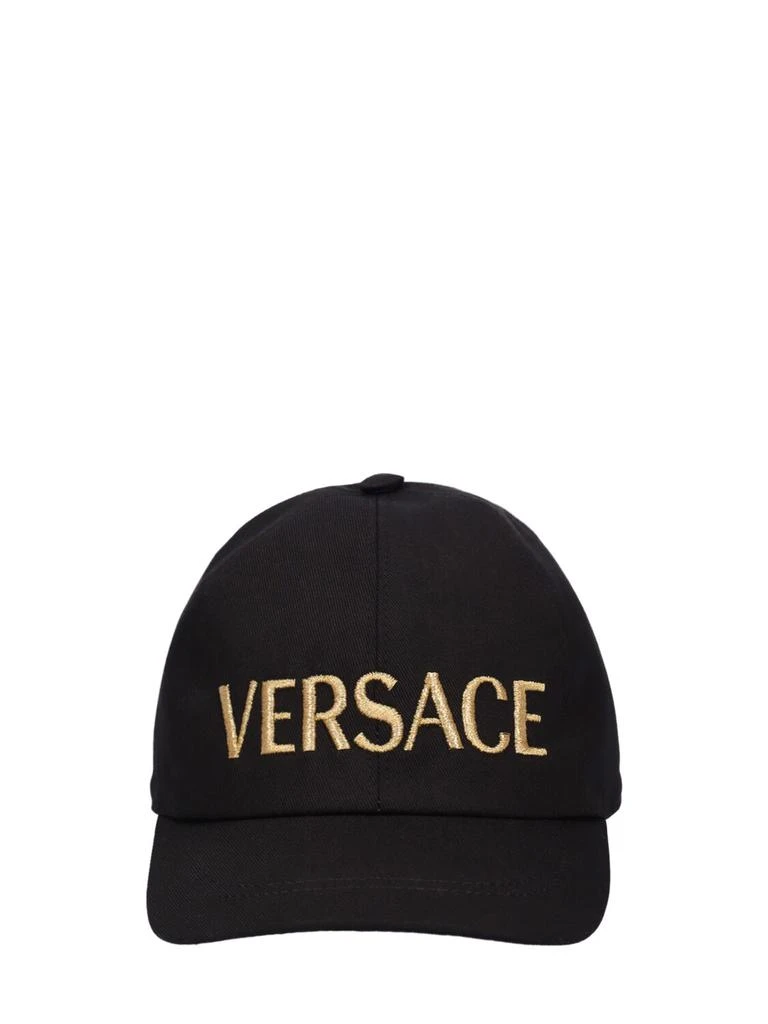 商品Versace|Embroidered Cotton Drill Baseball Hat,价格¥315,第1张图片