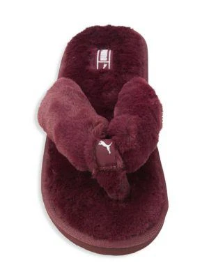 Faux Fur Flip Flops 商品