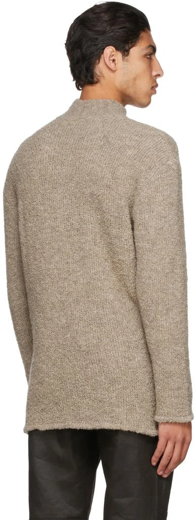 商品Our Legacy|Beige Wool Boucle Funnel Neck Sweater,价格¥992,第3张图片详细描述