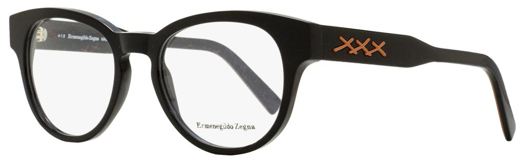 Ermenegildo Zegna Men's XXX Eyeglasses EZ5174 001 Black 52mm商品第1张图片规格展示