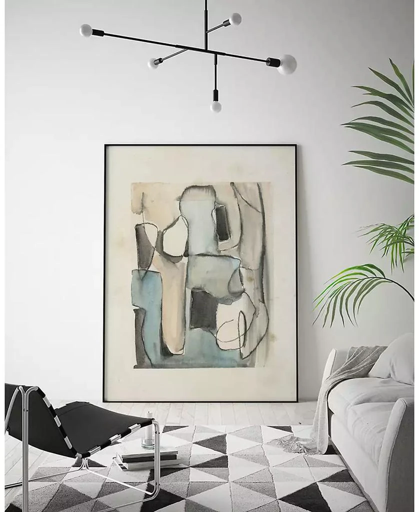 商品Giant Art|36" x 24" Subdued Abstract I Art Block Framed Canvas,价格¥2298,第2张图片详细描述