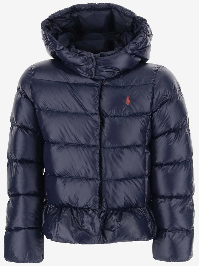 商品Ralph Lauren|Nylon Down Jacket With Logo,价格¥2054,第1张图片