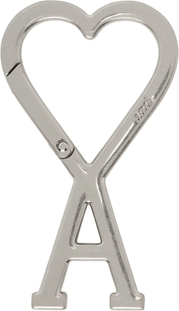商品AMI|Silver Ami de Coeur Hook Carabiner,价格¥748,第2张图片详细描述