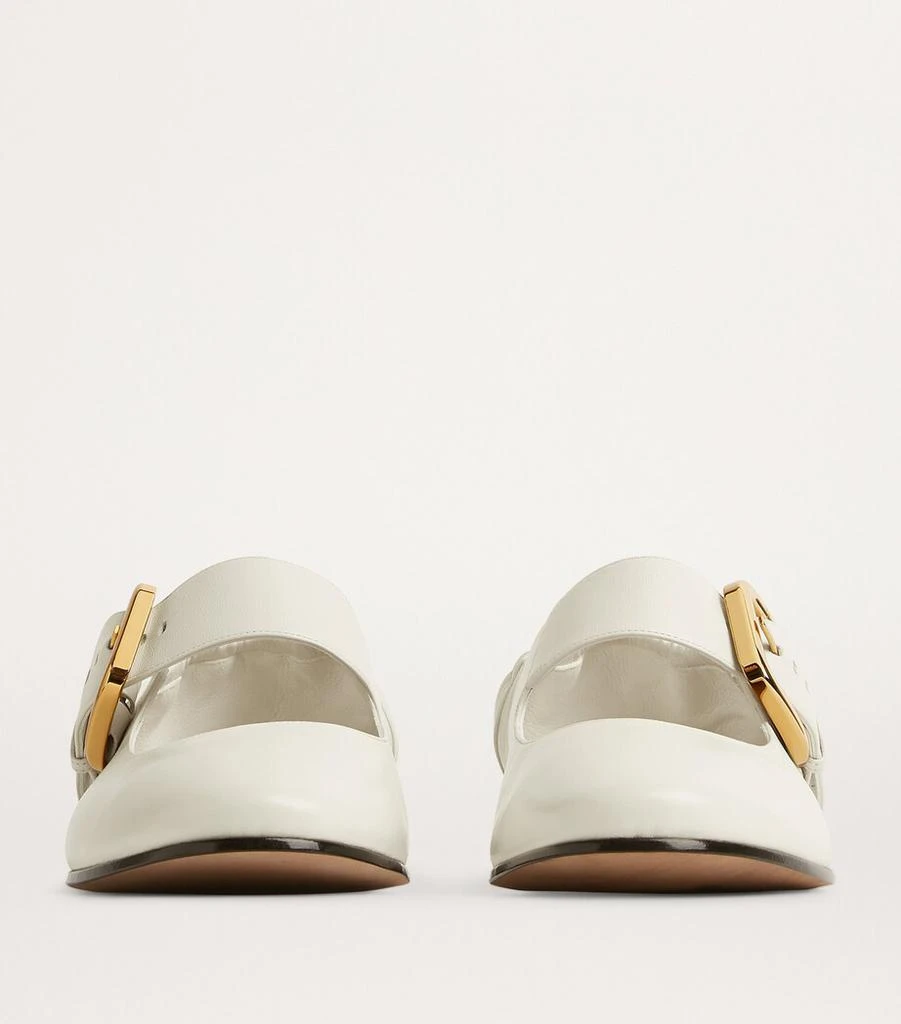 商品Bottega Veneta|Leather Astaire Ballet Flats,价格¥9328,第3张图片详细描述