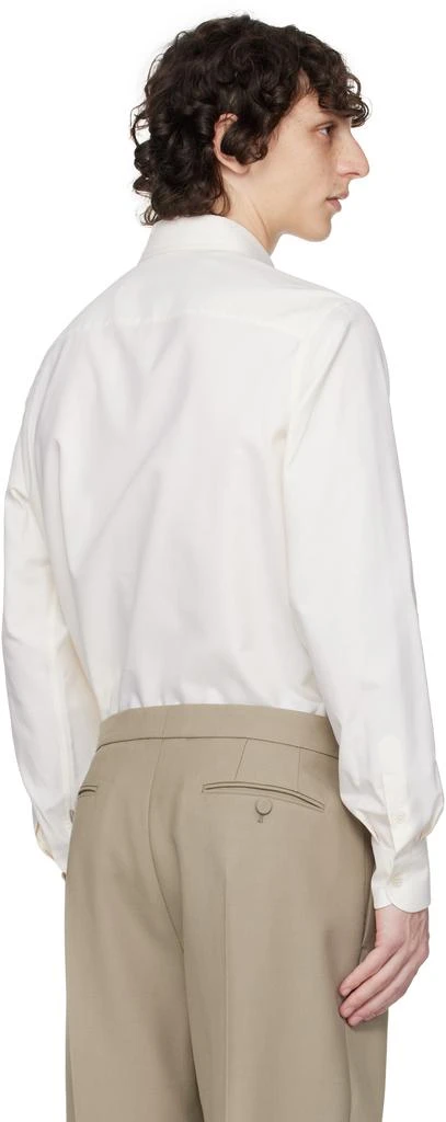 商品Valentino|Off-White Cotton Oxford Slim Fit VLogo Shirt,价格¥7771,第3张图片详细描述