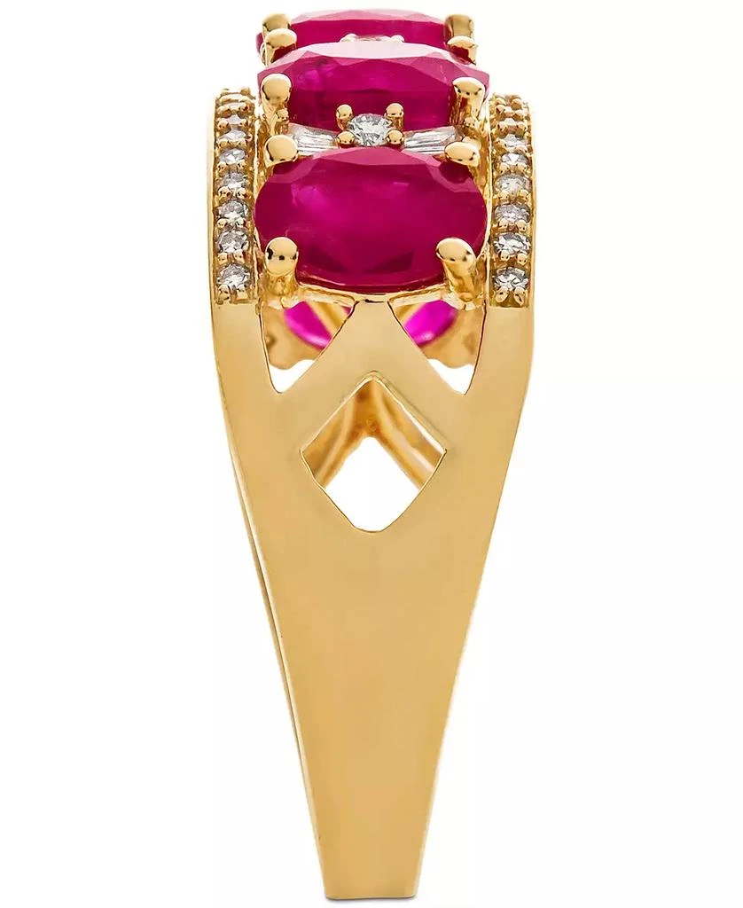 Sapphire (2-7/8 ct. t.w.) & Diamond (1/3 ct. t.w.) Ring in 14k White Gold (Also in Emerald, Tanzanite and Ruby) 商品