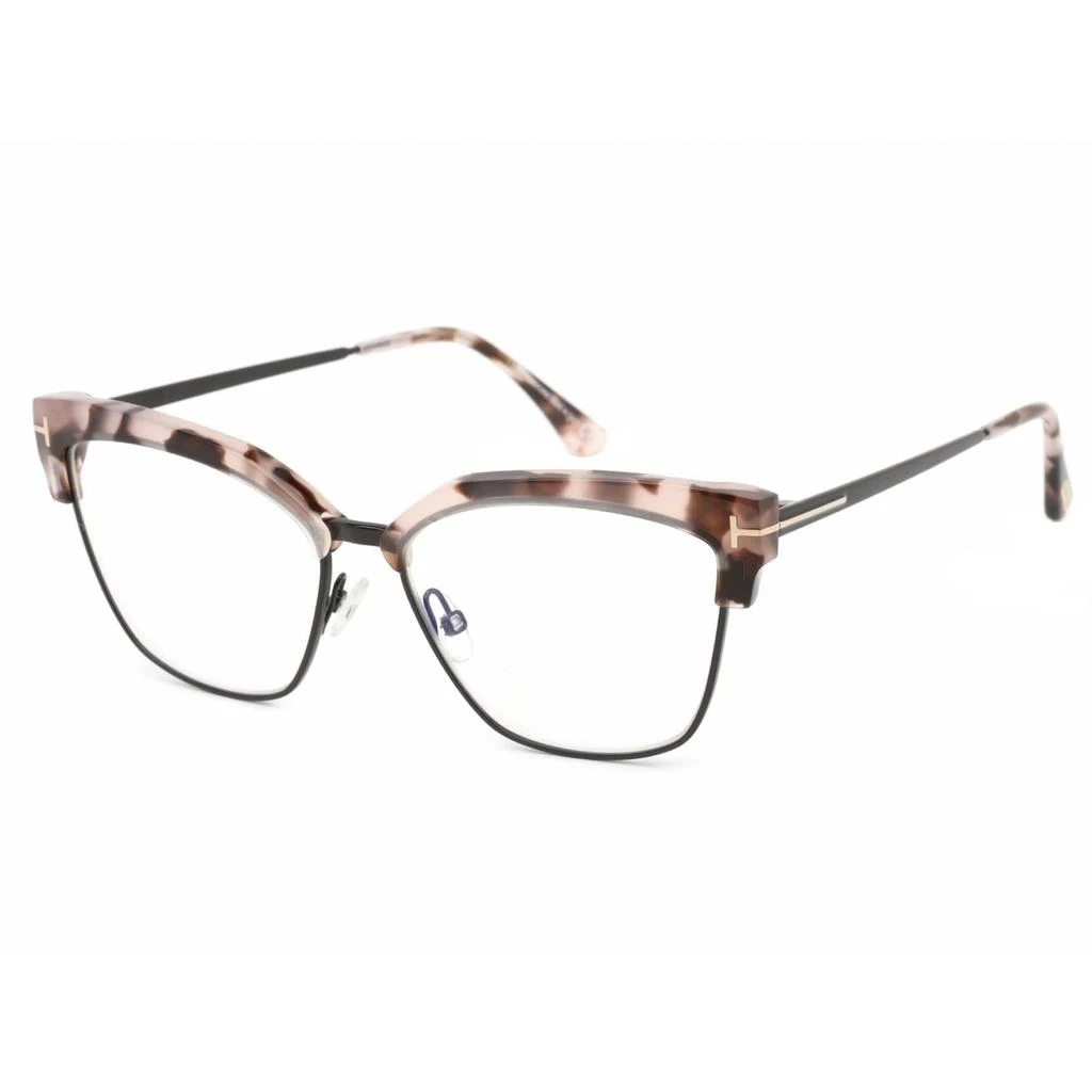 商品Tom Ford|Tom Ford Women's Eyeglasses - Pink Vintage Havana Metal/Plastic Frame | FT5547-B 055,价格¥842,第1张图片