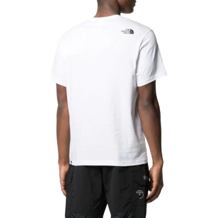 商品[国内直发] The North Face|纯色字母印花圆领短袖T恤 男款 白色,价格¥249,第5张图片详细描述