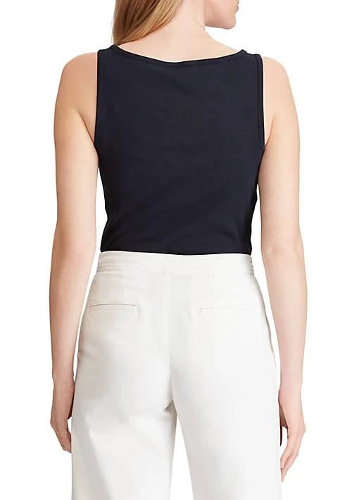 商品Ralph Lauren|Ralph Lauren Stretch Cotton Tank Top,价格¥336,第2张图片详细描述