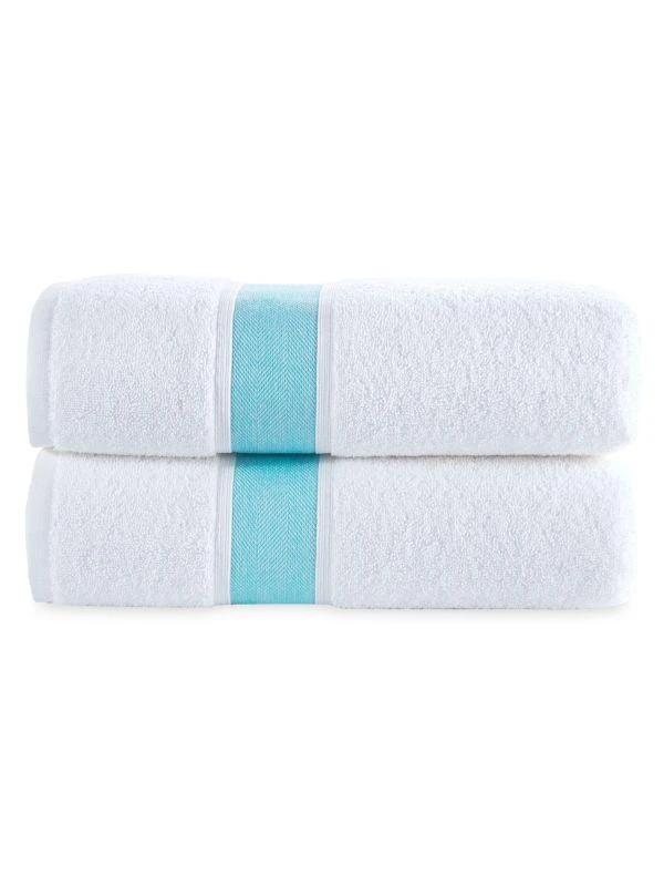 商品Brooks Brothers|2-Piece Turkish Cotton Bath Towel Set,价格¥556,第1张图片