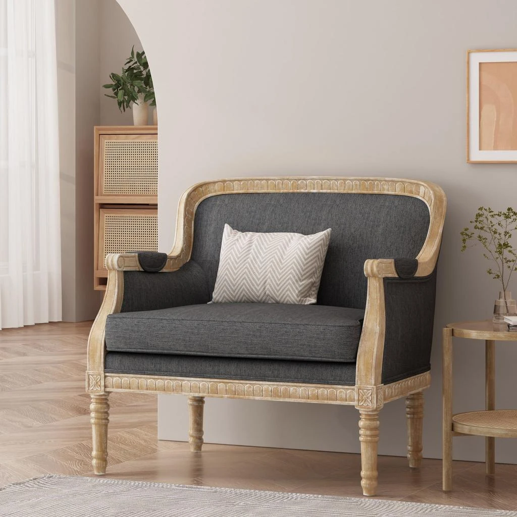 商品Streamdale Furniture|Streamdale French Country Upholstered Club Chair,价格¥5729,第5张图片详细描述