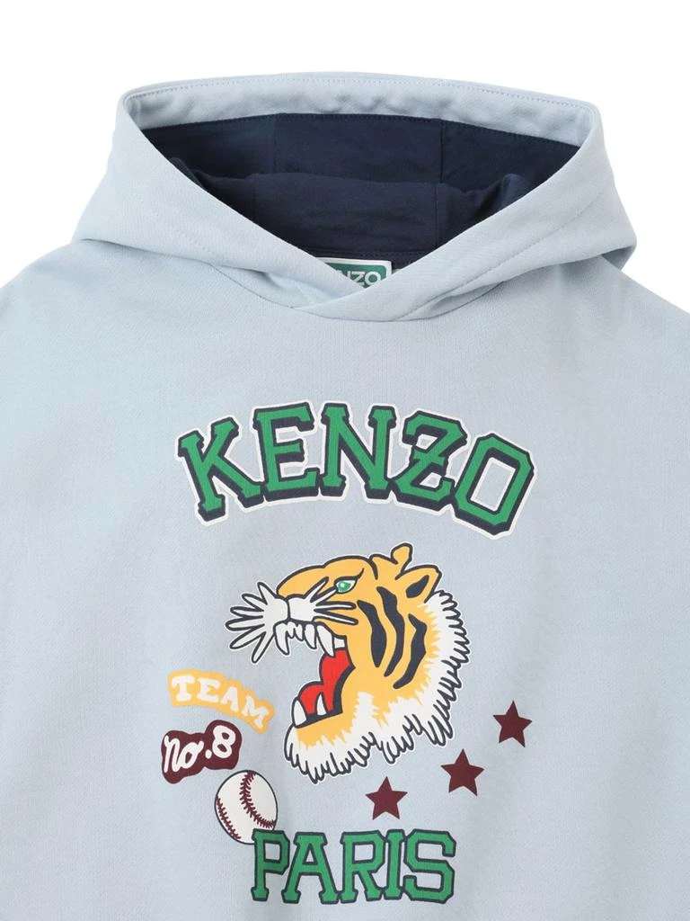 商品Kenzo|Logo Printed Cotton Blend Hoodie,价格¥1246,第1张图片