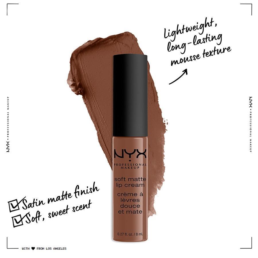 商品NYX Professional Makeup|Soft Matte Lip Cream Lightweight Liquid Lipstick,价格¥48,第5张图片详细描述