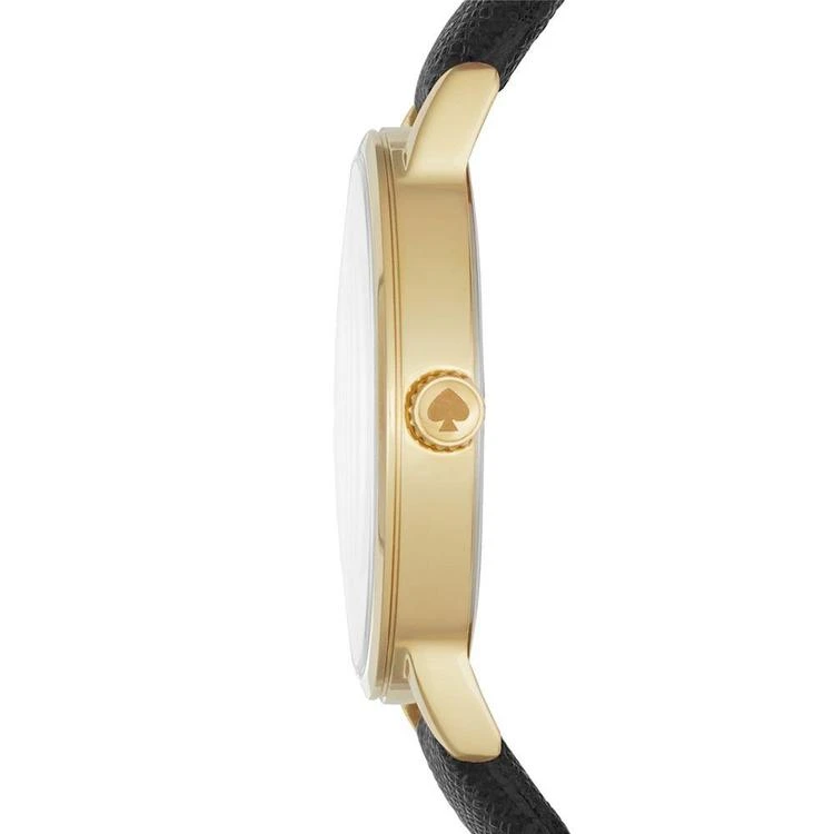 商品Kate Spade|Women's Black Leather Strap Watch 34mm KSW1039,价格¥1459,第2张图片详细描述