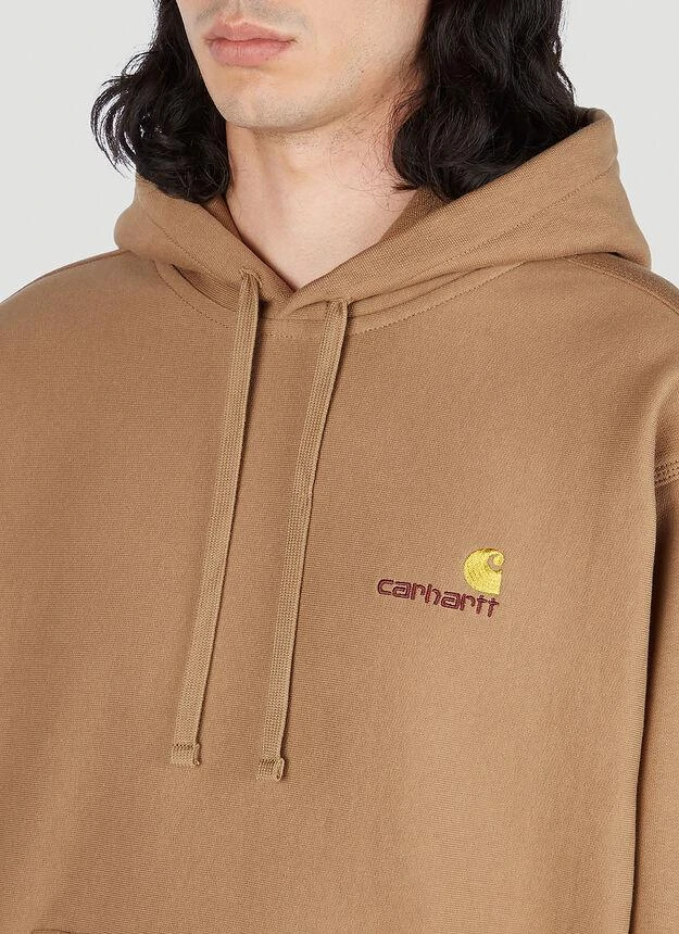 商品Carhartt WIP|American Script Hooded Sweatshirt in Camel,价格¥921,第5张图片详细描述