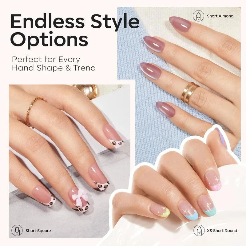 商品[国内直发] MODELONES|Oval&Almond&Square Soft Nail Tips,价格¥118,第2张图片详细描述