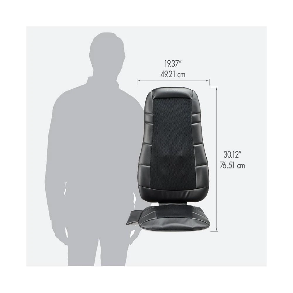 C5 Shiatsu Massaging Seat Topper with Heat 商品