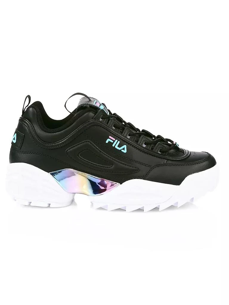 商品Fila|Disruptor II Lab Liquid Leather Sneakers,价格¥601,第1张图片