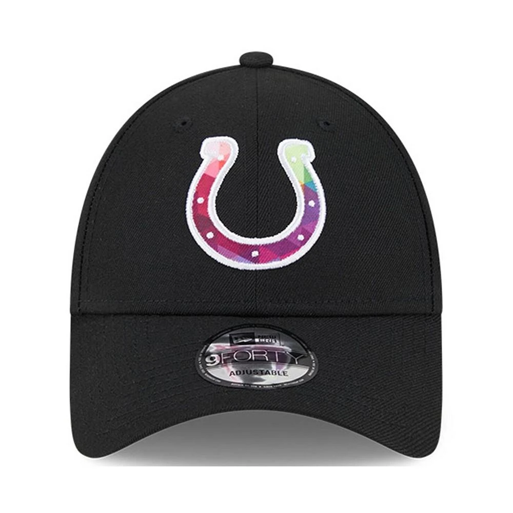 商品New Era|Men's Black Indianapolis Colts 2023 NFL Crucial Catch 9FORTY Adjustable Hat,价格¥253,第4张图片详细描述