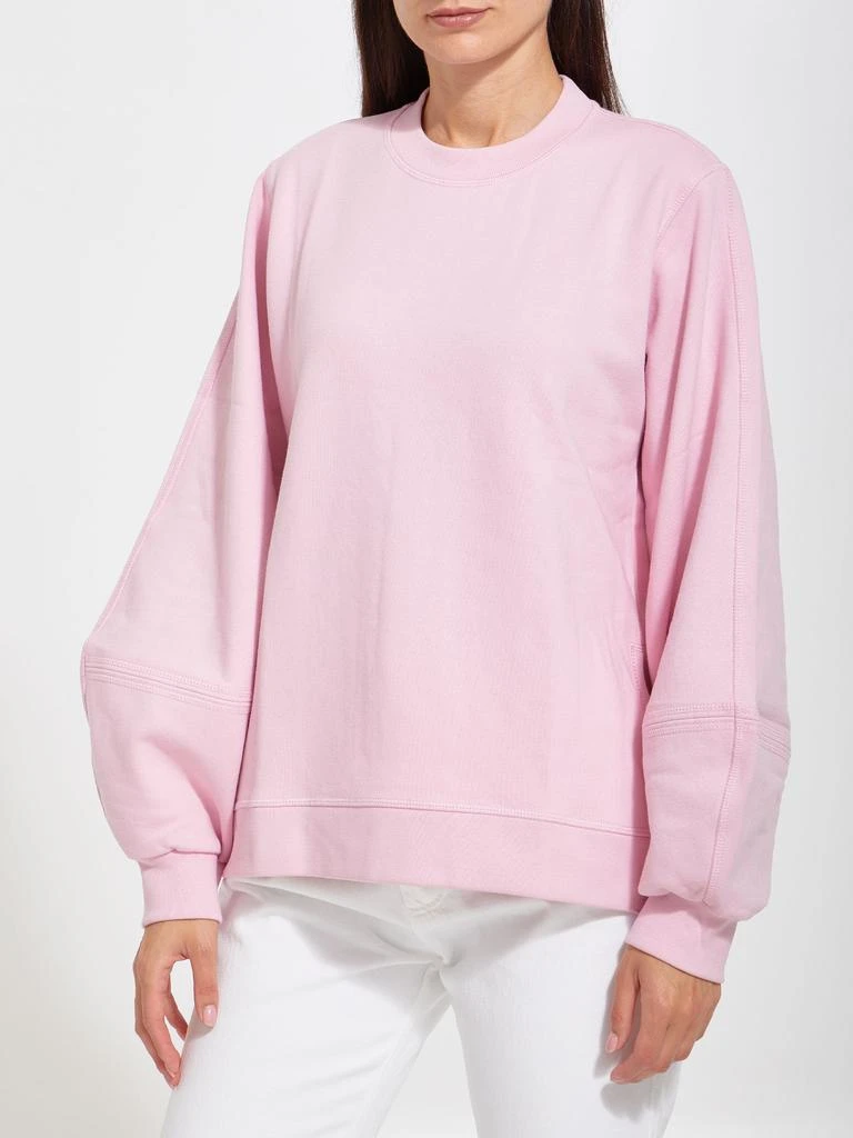 商品Ganni|Pink sweatshirt with logo,价格¥506,第2张图片详细描述