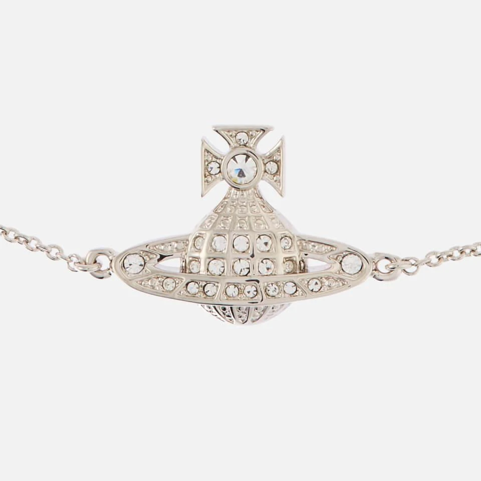 商品Vivienne Westwood|Vivienne Westwood Minnie Bas Relief Platinum-Plated Bracelet,价格¥1010,第2张图片详细描述