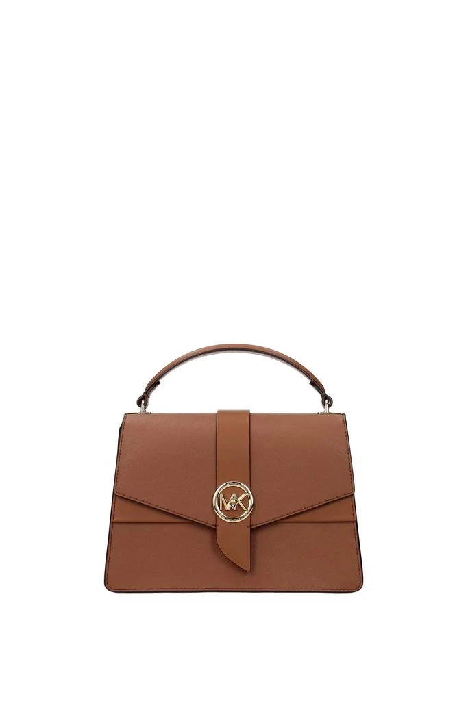 商品Michael Kors|Handbags greenwich md Leather Brown Luggage,价格¥2318,第1张图片