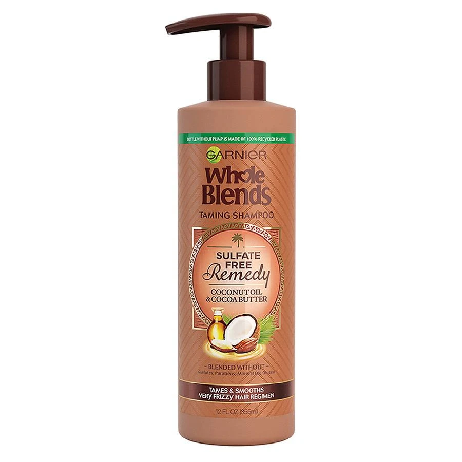 商品Garnier Whole Blends|Sulfate Free Remedy Coconut Oil Shampoo for Very Frizzy Hair,价格¥64,第1张图片