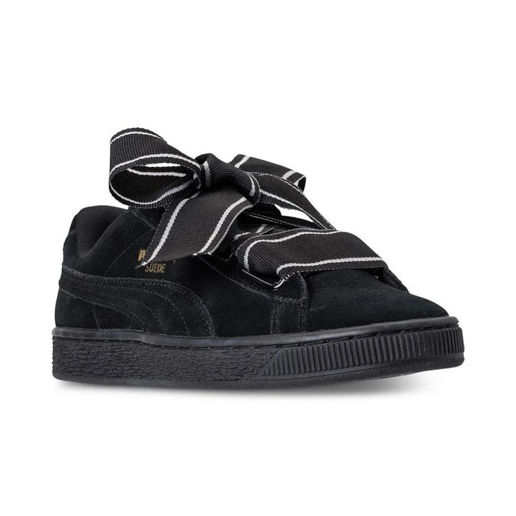 商品Puma|Heart 麂皮丝带运动鞋,价格¥250,第1张图片