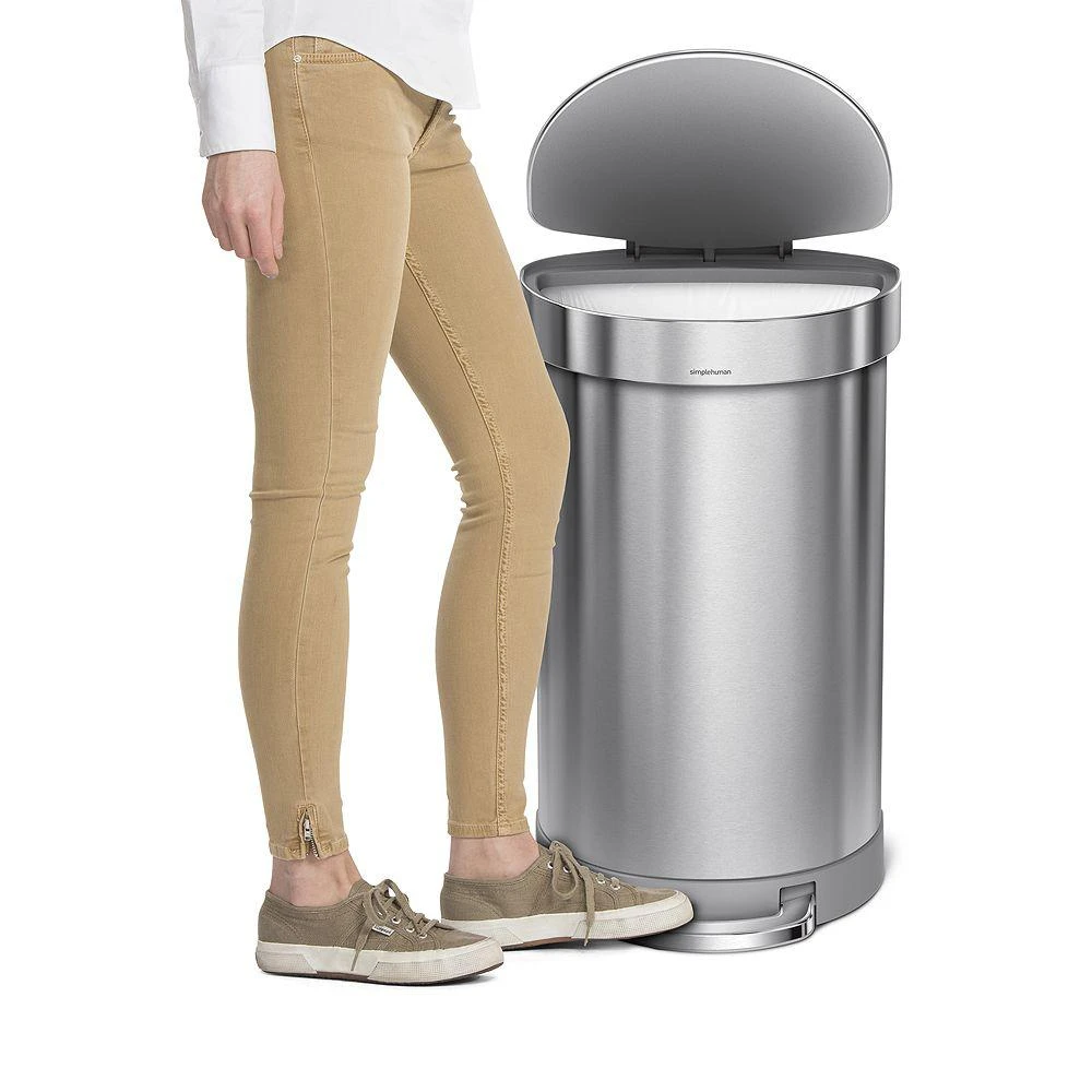 45 Liter Semi-Round Liner Rim Kitchen Trash Can 商品