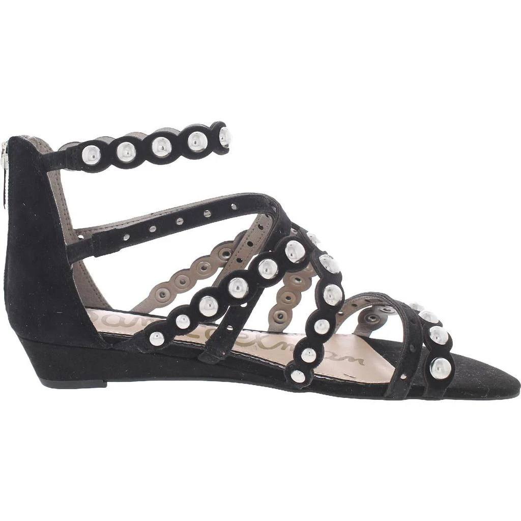 商品Sam Edelman|Sam Edelman Womens Dustee Suede Studded Strappy Sandals,价格¥213,第3张图片详细描述