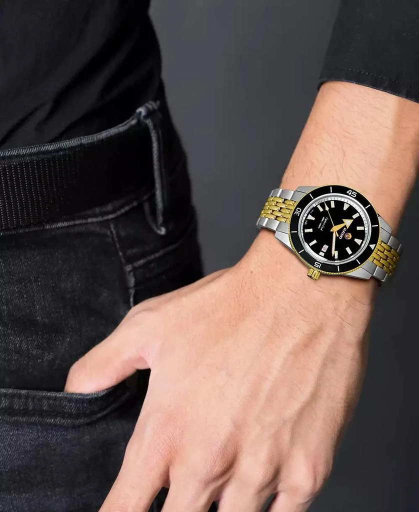 商品Rado|Men's Captain Cook Automatic Two-Tone Stainless Steel Bracelet Watch 42mm,价格¥17950,第5张图片详细描述