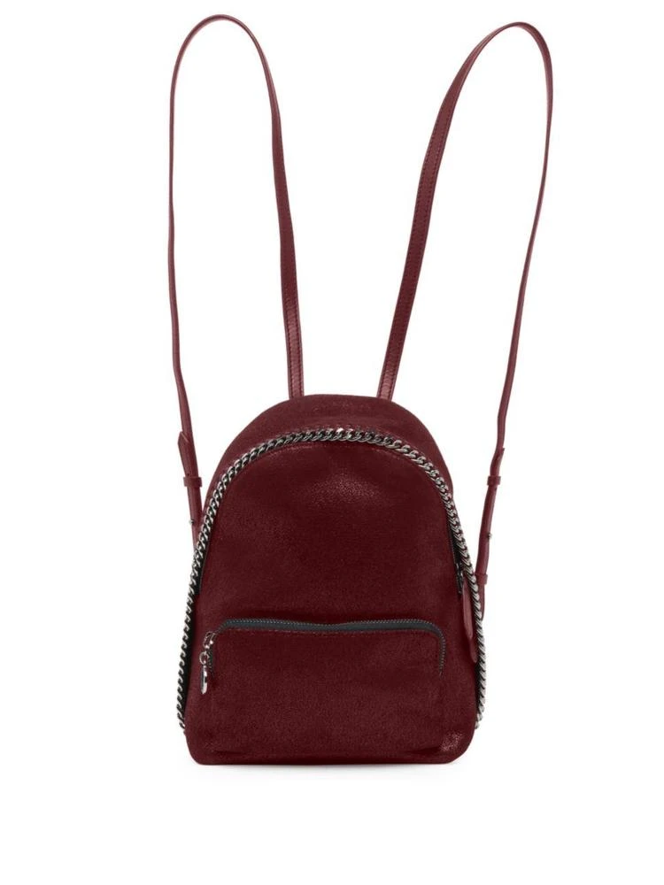 商品Stella McCartney|Falabella Mini Shaggy Deer Faux Leather Backpack,价格¥3686,第1张图片