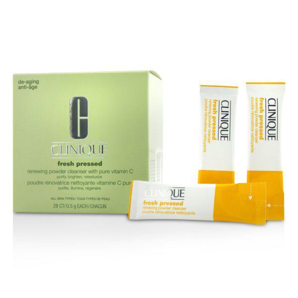 商品Clinique|Fresh Pressed Renewing Powder Cleanser with Pure Vitamin C,价格¥283,第4张图片详细描述
