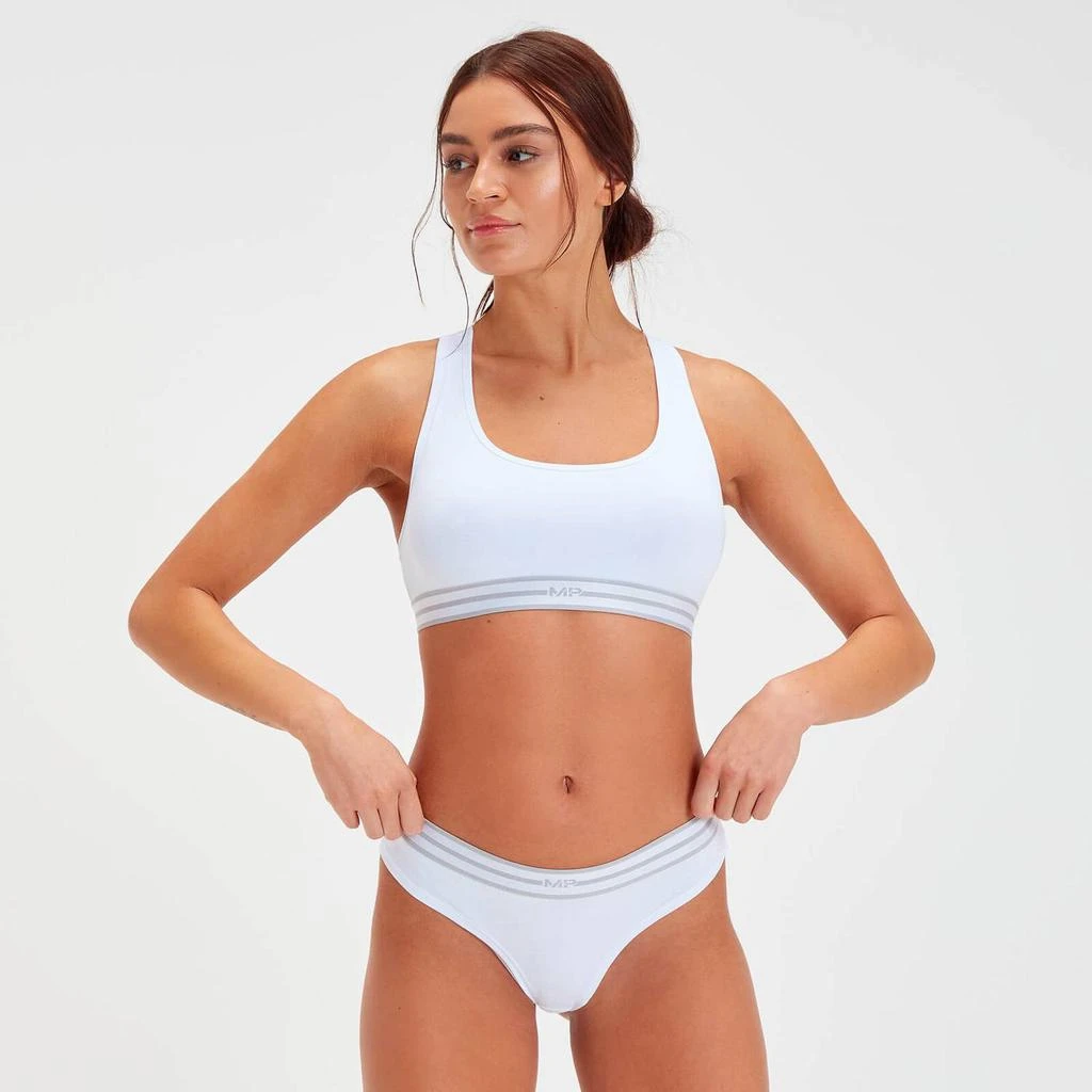 商品Myprotein|MP Women's Bralette - White (2 Pack),价格¥85,第2张图片详细描述