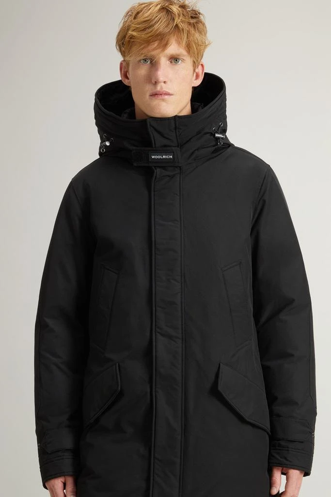 商品Woolrich|Polar Parka in Ramar Cloth with High Collar and Fur Trim - Men - Gray,价格¥8362,第4张图片详细描述